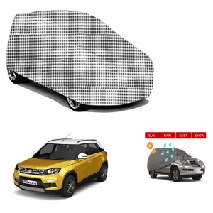 car-body-cover-check-print-maruti-vitara-brezza